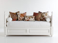 Schlafsofa aus Holz 210x100x110 cm Weiß - Ausziehbare Liegefunktion - Klassisches Design